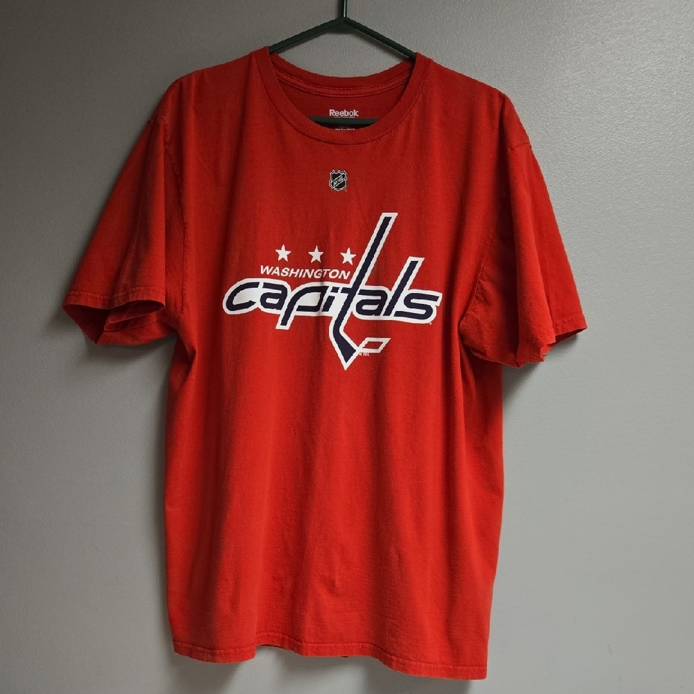 Reebok Red Washington Capitals T-Shirt